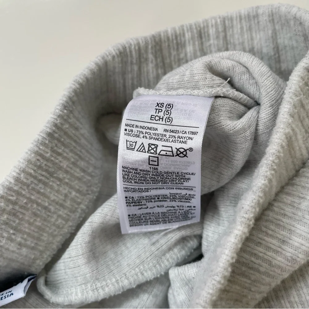 Old Navy Little Girls Grey Gray Cropped Ribbed Hoodie Flare Pant Set Size XS/5